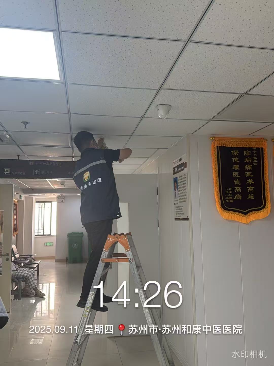 苏州洁思泰为苏州木渎和康医院开展专业灭鼠行动